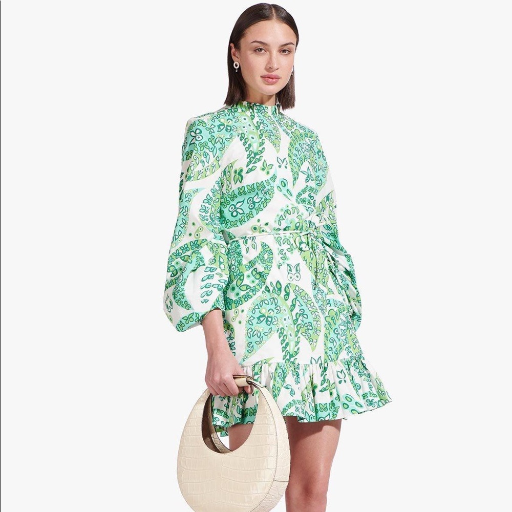 Staud Carolina Floral Dress NWT